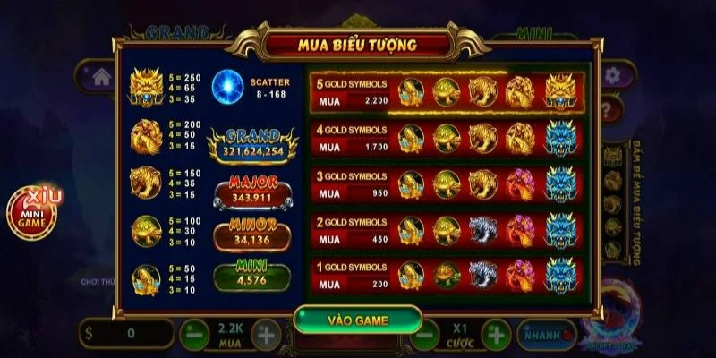 rong ho 1 Giới thiệu về rồng hổ tại Gemwin