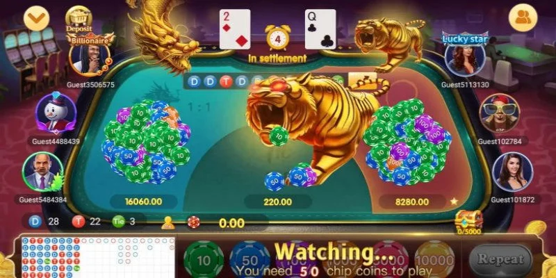 rong ho 2 Phổ biến luật chơi cơ bản